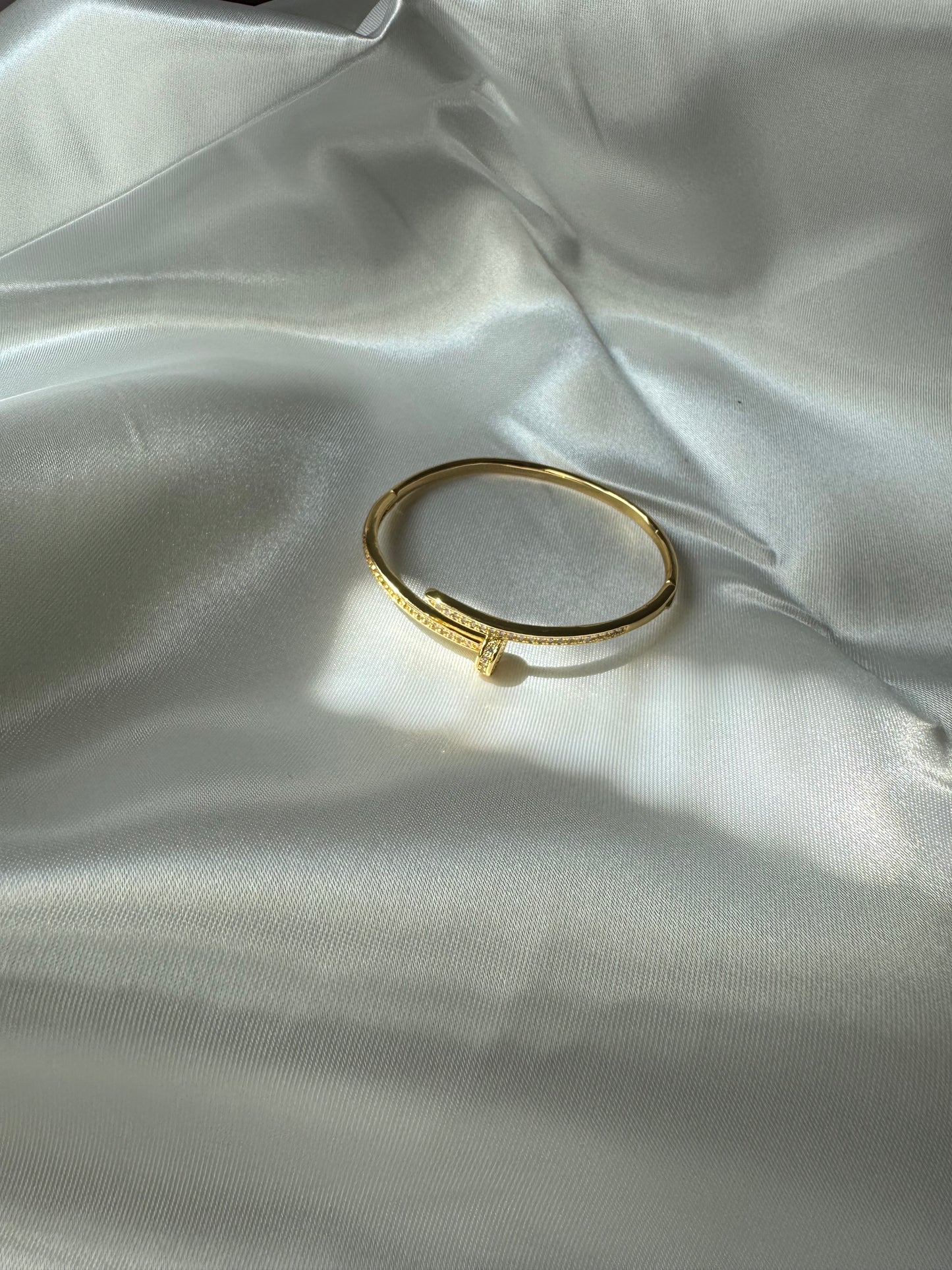 Gold Nail bracelet