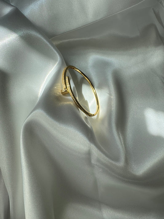 Gold Nail bracelet