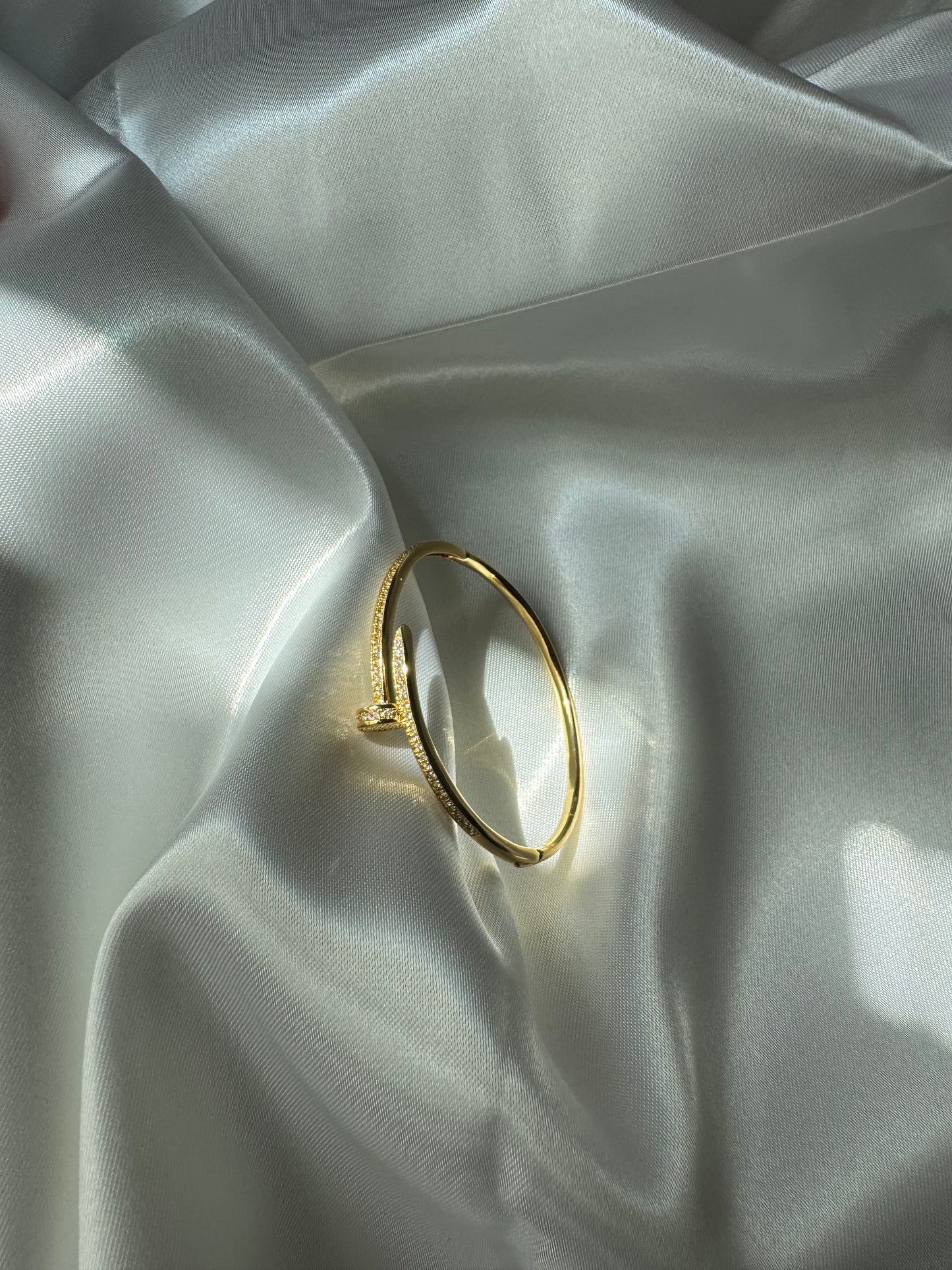 Gold Nail bracelet