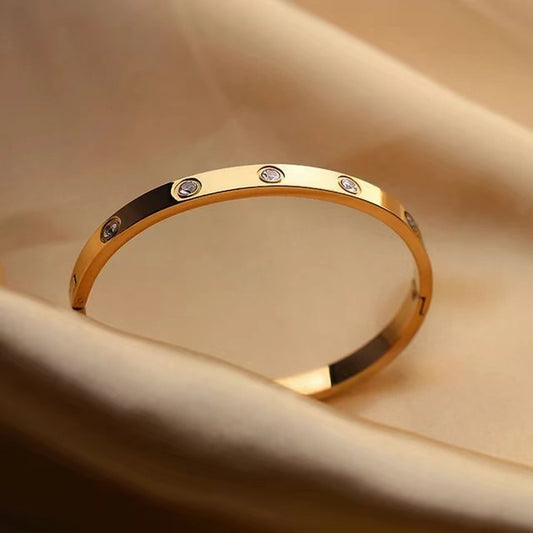 14K Gold Plated Love Bracelet